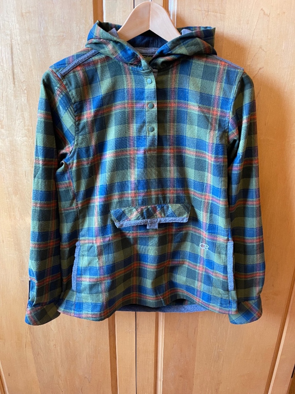 Club Ride Pullover Plaid Hoodie